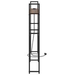 vidaXL Headboard de Rangement avec Station de Charge Chêne marron