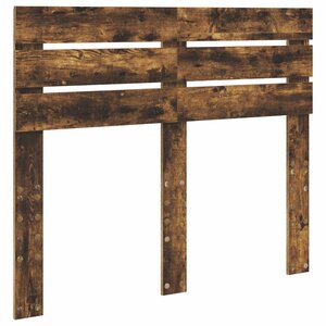 vidaXL Tête de lit Chêne fumé 135 cm Bois d'ingénierie