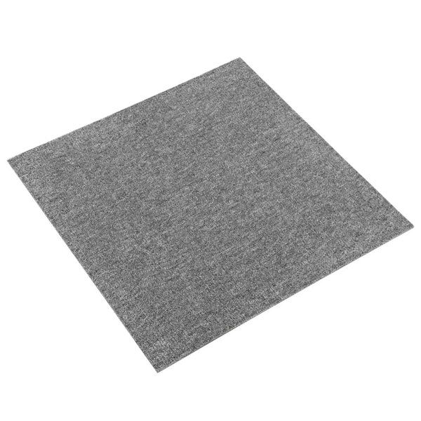 vidaXL Tapis 20 Pièces Gris 50 x 50 cm 100  Polypropylène