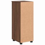 vidaXL Cabinet de salle de bain Chêne marron 30 x 35 x 80 cm