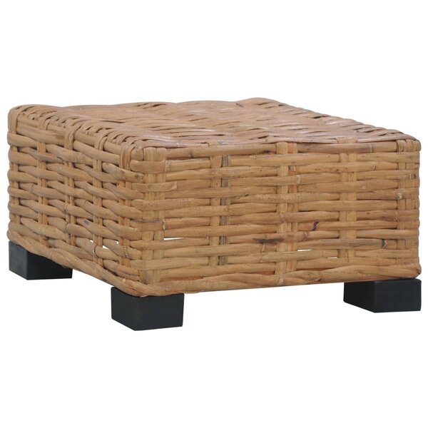 vidaXL Table basse 47x47x28 cm rotin naturel