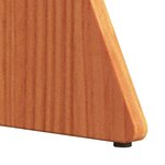 vidaXL Table basse 3 Pièces Brun cire