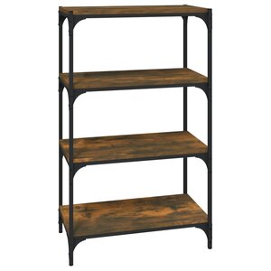 vidaXL Bibliothèque Chêne fumé 60x33x100 cm Bois d'ingénierie