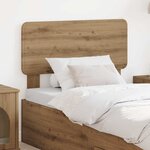 vidaXL Tête de lit Chêne artisanal 90 cm Bois d'ingénierie