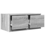 vidaXL Meubles TV 2 Pièces sonoma gris 60x31x25 5 cm bois d'ingénierie