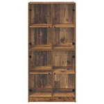 vidaXL Haut Armoire Bois Ancien 68 x 37 x 142 cm Bois d'ingénierie