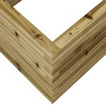 vidaXL Jardinière 110x60x46 cm bois de pin imprégné
