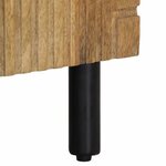 vidaXL Buffet marron 90x33x75 cm bois massif de manguier