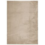 vidaXL Tapis HUARTE à poils courts doux et lavable sable 200x280 cm