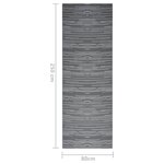 vidaXL Tapis d'extérieur ARAKIL anthracite 80 x 250 cm PP