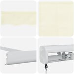 vidaXL Store manuel rétractable crème 300x250 cm