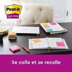 Pack 12 Bloc-note adhésif Super Sticky Notes  48 x 48 mm Ultra POST-IT