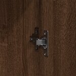 vidaXL Armoire Chêne Marron 55x25x189 cm Bois d'ingénierie