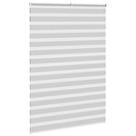 vidaXL Store zèbre gris clair largeur du tissu 160 9 cm polyester