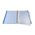 Protège-documents À Anneaux Et Pochettes Détachables 60 Vues - A4 - Bleu - Exacompta