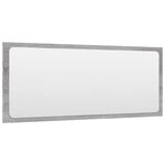 vidaXL Ensemble de meubles de salle de bain 2 Pièces Sonoma gris