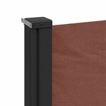 vidaXL Auvent latéral rétractable marron 180x600 cm