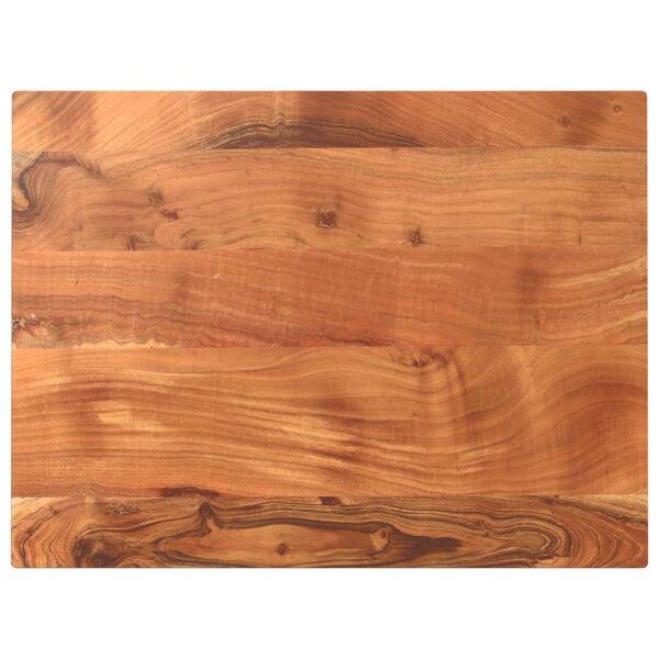 vidaXL Dessus de table 70x60x3 8 cm rectangulaire bois massif d'acacia