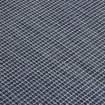 vidaXL Tapis à tissage plat d'extérieur 80x150 cm Bleu