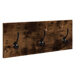 vidaXL Ensemble de meubles de couloir 4 Pièces chêne fumé bois ingénierie