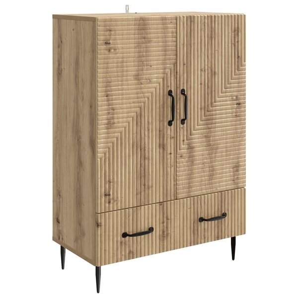 vidaXL Buffet Chêne artisanal 66 x 34 5 x 95 cm Bois d'ingénierie