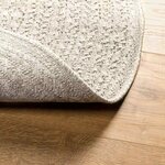 vidaXL Tapis ZIZUR Crème PP