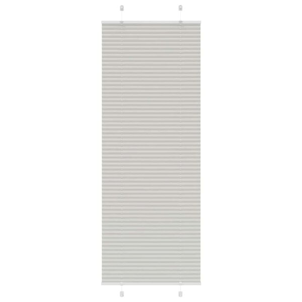 vidaXL Store plissé gris clair 80x200 cm largeur du tissu 79 4 cm