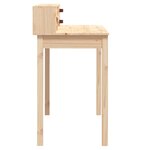 vidaXL Bureau 110x50x93 cm Bois massif de pin