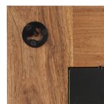 vidaXL Miroir Bois d'acacia massif 50 x 80 cm