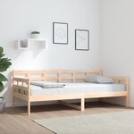 vidaXL Lit de jour sans matelas bois de pin massif 90x190 cm