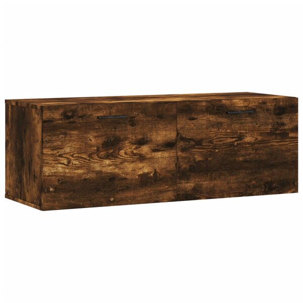 vidaXL Armoire murale Chêne fumé 100x36 5x35 cm Bois d'ingénierie