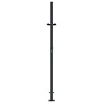 vidaXL Portail de jardin anthracite 105x155cm acier conception d'herbe