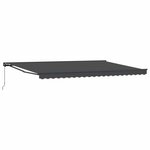 vidaXL Cadre d'auvent Anthracite 500 × 300 cm