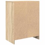 vidaXL Buffet chêne sonoma 57x34x76 cm bois d'ingénierie