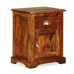 vidaXL Table de chevet Bois massif 40x30x50 cm