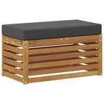 vidaXL Banc de Jardin Bois d'Acacia Massif Naturel