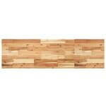 vidaXL Étagère de vasque murale acier et bois massif d'acacia