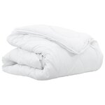 vidaXL Couettes & Duvets Blanc 200 x 220 cm Microfibre