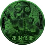 Pièce de monnaie en Argent g 31.1 (1 oz) Millésime  CHERNOBYL