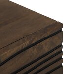 vidaXL Cabinet de chevet Noyer 50 x 33 x 60 cm bois de manguier massif