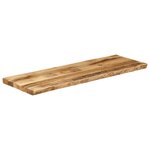 vidaXL Dessus de table bord vivant 120x40x3 8 cm bois de manguier brut