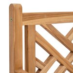 vidaXL Chaises de jardin 2 Pièces Marron 58 x 60 x 90 cm