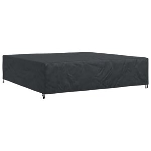 vidaXL Housse pour mobilier d'extérieur Noir 300 x 300 x 70 cm 600D