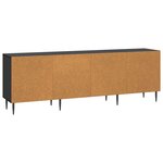 vidaXL Meuble TV Noir 150 x 31 x 50 cm Bois d'ingénierie