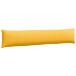 vidaXL Coussins de canapé 2 Pièces Jaune clair 200 x 40 cm