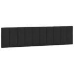 vidaXL Lit avec matelas noir 200x200 cm velours