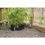 Nature Bâche anti-racines 0 7x5 m PEHD Noir 6030227