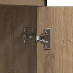 vidaXL Étagère chêne artisanal 80 x 30 x 155.5 cm Bois d'ingénierie