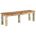 vidaXL Banc 160x35x46 cm bois de récupération massif