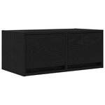 vidaXL Meubles TV 2 Pièces chêne noir 60x31x25 5 cm bois d'ingénierie